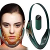 Electric VFace Shaping Massager Lifting Neck AntiWrinkle Red BlueRay Double Chin Beauty Instrument with RemoteControl 240106