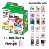 10204080200 Sheets Fujifilm instax Mini 11 12 9 7 90 3 Inch White Edge Films For Instant Camera 25 50s Po Paper 240106