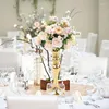 Party Decoration Wedding Centerpiece Flower Rack Crystal Candle Holder Vase Stand Home Table Decor Floral Bouquet Supplies