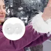 Knee Pads Cufflinks Fur Covers Women's Accessories For Fuzzy Wrist Winter Imitation Raccoon Wool And Cloth Warm Cuffs