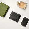 2024 Neue Kartenhalter Designer Marmont Leder Money Clip Leder Brieftaschen Damen Original Ledermünzen Geldhalte Handtaschen Taschen Taschen Mini Coin Geldbörse Tasche