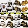 # 37 Patrice Bergeron Reverse rétro Retro Hockey Jersey # 88 David Pastrnak Bruins # 71 Taylor Hall Jake Debrusk Charlie McAvoy Zdeno Chara Brad March