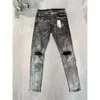 Purple Jeans Pantalons Hommes Designer Jean Femmes Jambe droite Low Rise Design Rétro Streetwear Casual Pantalon de survêtement Denim Cargo Hip Pantalon noir VW4X