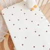 Baby Bassinet Sheet 100x60 cm Bomull Crib Sheets Fitted Madrass Cover Carrecot Bedding Bed Linen 240106