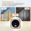 2.4 Inch Visual Doorbell I5 135 Degree Wide Angle Intelligent Cat's Eye Camera Support for Video Recording Take Photo Two-Way Intercom