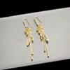 Super unsterbliche Blumenflügel mit Diamant-Ohrringen, High-End-Design, modischer und eleganter Stil, lange und vielseitige Ohrringe für 964 272