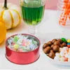 Storage Bottles 4 Pcs Biscuit Box Candy Cookie Jar Metal Canister Christmas Tins Boxes Small