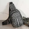 Sacs de taille Nouveau sac de poitrine à carreaux d'affaires et de loisirs édition coréenne sac pour hommes sac à bandoulière unique sac à bandoulière sac à dos tendance petit sac de corps