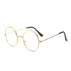 Sonnenbrille Retro Damen Kleiner runder Rand Leichte Anti-Blaulicht-Brille Strahlung Herren Plane Mirror Plain Stall