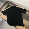 T-shirts pour hommes Polos Col rond brodé et imprimé style polaire vêtements d'été avec street pur coton 24654