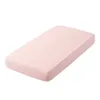 4 pçs conjunto de cama berço para meninos meninas incluindo cobertor saia folhas fralda empilhador flor rosa macio bebê 240106