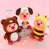 60 cm kawaii pororo Little Beaver Loopy Plush Toys Cute Bee Bear Dress Up Stuffed Soft Doll Children Halloween Christmas Gifts 240106