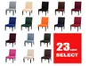 Housse de chaise de couleur unie, en Spandex, élastique, extensible, blanche, pour salle à manger, cuisine, Banquet de mariage, el8779160