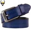 Äkta läderbälten för kvinnor Fashion Pin Buckle Woman Belt Quality Second Layer Cow Skin Strap Female Jeans Bredd 32 cm 240106