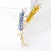 Beaut Berry 10 st Korenaar Broches Plant Pins 5 kleur Unisex Office Party Casual Accessoires Geschenken 240106