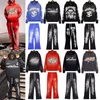 Hellstar Hoodies herrtröjor High Street Hooded Tracksuit Harajuku Y2k Stranger Things Warm Pullover Sweatshirts Loose Hip Hop Hoody S-XL