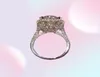 Роскошное кольцо с бриллиантом 8 карат, ювелирные изделия из белого золота 14 карат, муассанит, обручальное кольцо для женщин, аксессуары для свадебной вечеринки LJ25157688