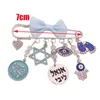 ZKD HEBREW JE gwiazda Davida Baby Pin Booch 240106