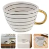 Ensembles de vaisselle, tasse à café, verres en céramique avec poignée, expresso en porcelaine, décoration d'eau de fête, céramique domestique