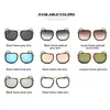 Metal Classic Design Sun Glasses Square Pilot Style Nitets Driving Women Unisex Ditaeds Retro Shades Solglasögon Män