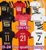 Rennes 23 24 Stade Rennais Fc Soccer Jerseys TERRIER BOURIGEAUD Doku Guirassy CAMAVINGA Aguerd Santamaria Niang 2023 Men Football Shirts Maillots De Foot Kids Kit