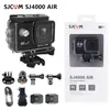 SJCAM 액션 카메라 SJ4000 AIR 4K 30PFS 1080P 4X Zoom WIFI 오토바이 자전거 헬멧 방수 캠 스포츠 DV 비디오