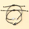 Charm Armband 2024 Yin Yang Tai Chi Fish Rope Armband Pendant Halsband Kinesisk Traditionell stil Friendship Par Card