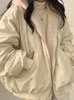 Veste Double face femmes surdimensionnés manteaux à capuche femme hiver chaud épaissi vestes dames Vintage cachemire moelleux vêtements d'extérieur 240106