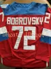 Rússia Jersey Copa do Mundo WCH 8 Alex Ovechkin Vladimir Tarasenko 71 Evgeni Malkin 72 Sergei Bobrovsky 13 Pavel Datsyuk Camisa de Hóquei Russa