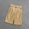 Damesbroeken Fabrieksaankomst Damesmode Echt lederen pak Medium casual echte shorts