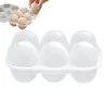 Storage Bottles 6 Grid Egg Box Container Basket For Kitchen Refrigerator Portable Protection Holder Outdoor Camping Picnic