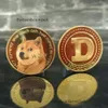 مخصص DogeCoin من قبل الشركة المصنعة Bitccccoin Bitccccoin bitdoge التذكارية العملة المعدنية الحرف طباعة اللون