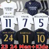 23/24 maillots de football BELLINGHAM VINI JR MBAPPE Tchouameni maillot de football Real Madrids CAMAVINGA Rodrygo MODRIC Camisetas hommes kit enfant uniformes fans joueur 769190309