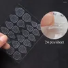 Nail Gel Sdotter 24pcs/sheet False Art Adhesive Tape Glue Sticker DIY Manicure Acrylic Makeup Tool Supplies