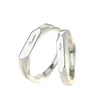 Bvlgaerri Band Designer Rings Baojia Italian Love You Couple Designer Ring Male and Female Pair of Open Simple Flat Engraved