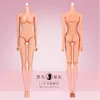 MENGF Doll Body 16 Size Super White Beige Brown Coffee Skin Body FR IT Doll Figure Toys 28cm Doll Toy Body Part Girl Gift 240106