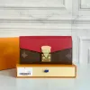 Designer de luxe de mode WALLET Femmes en cuir long portefeuille pallas lettre porte-monnaie sac porte-carte longue pochette avec boîte d'origine M58414