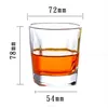 6Pic/Set Whisky Glass Bar Shot Glass Home Ving Glass Clear Beer Glass Hotel Juice Water Cup