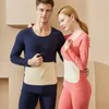 Conjuntos de roupa interior térmica masculina para casal inverno quente longo johns frio homem collants conjunto confortável leggings manter cuecas