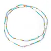 Braccialetti a maglie Go2boho Perle d'imitazione Stack Piccoli semi di perline Gioielli di ordito 2024 Fatti a mano Minimalisti Unisex