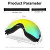 PHMAX Ski Goggles Men Snowboard Winter Cycling Glasses Women Outdoor Snow Skiing Sunglasses UV400 Double Layers Lens 240106