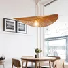 Pendant Lamps Southeast Asian Style Rattan Weave Lamp Dining Room Kitchen Bedroom Lighting Fixtures E27 Bulb