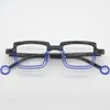 Sunglasses Frames Square Acetate Eyeglass Frame With Double-sided Color Matching Retro Handmade For Men Women Myopia