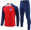 23 24 Atletico Madrids Tracksuit Succer Training Suit Kit Griezmann Men and Kids Football Tracksuits Sportswear Chandal Futbol Survlement