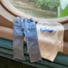 Jeans para niñas Primavera Otoño Pantalones de mezclilla para niños Estilo coreano Pantalones inferiores para niños Bebé para 2 4 5 6 7 8 años 240106