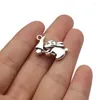 Charms 10Pcs Zinc Alloy Animal Squirrel For DIY Earrings Necklace Bracelet Keychain Christmas Crafts Making Accessories