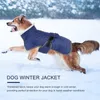 Veste chaude pour grand chien, vêtements d'hiver, manteau réfléchissant pour bouledogue français, manteaux pour temps froid, veste de neige pour animaux de compagnie, 240106