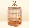 Large 45 cm diameter myna carved dragons large thrush bird cage bamboo4219562