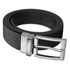 Ceintures Ceinture réversible Tenues décontractées Boucle Double utilisation latérale pour hommes Cadeau