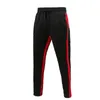 Pantalons pour hommes Mode Pantalons de Survêtement Taille Élastique Vêtements De Sports Perméables Bande Latérale Mâle Gymnases Pantalon Homme Vêtements